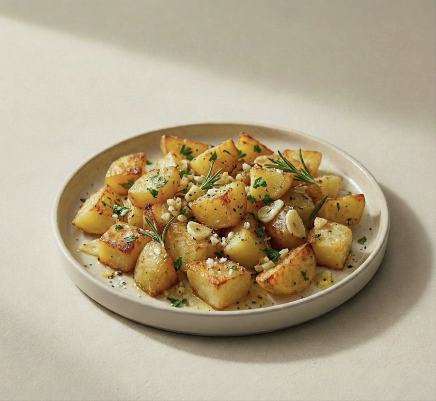 Pommes de terre sautées à l’ail